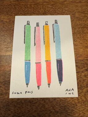 Inciardi - Some Pens - Mini Print